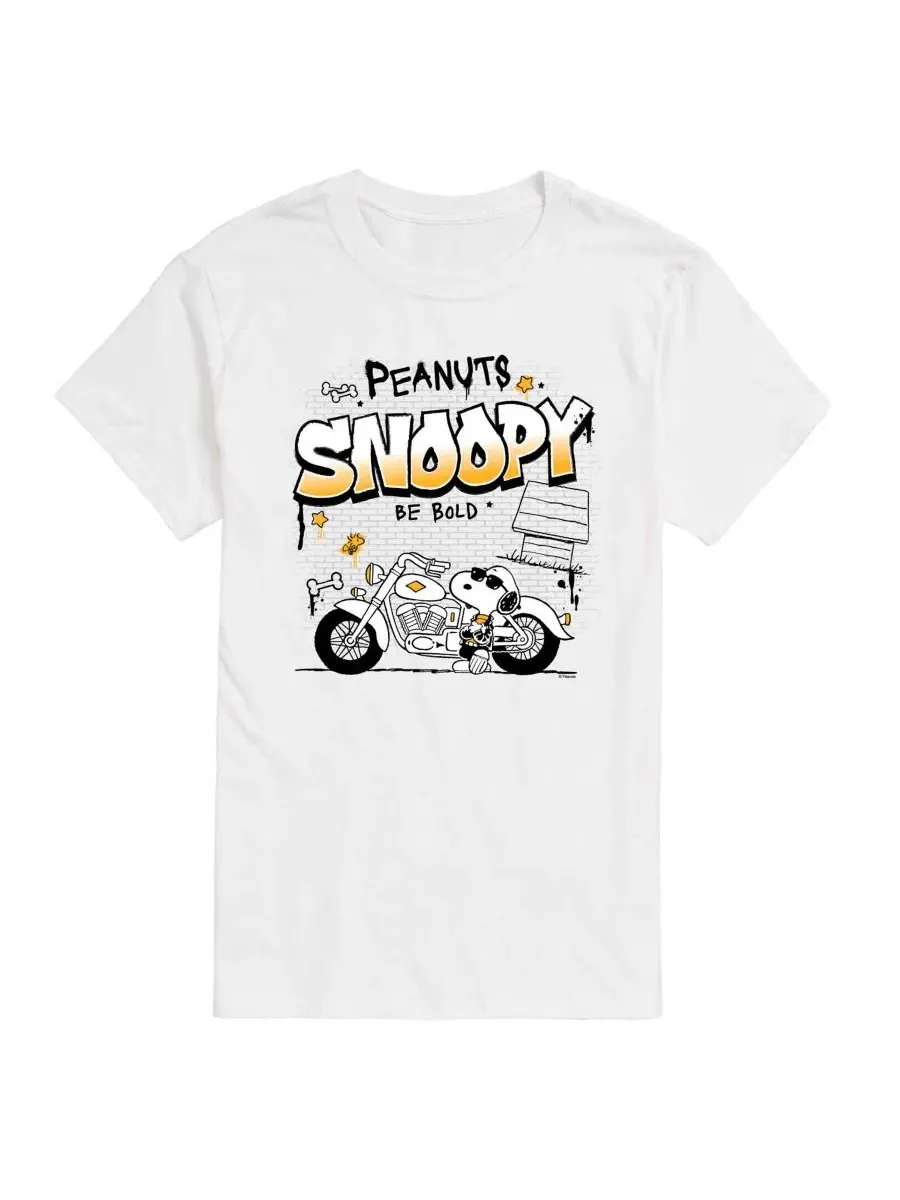 Футболка Snoopy Motorcycle Graphic AIRWAVES — изображение 1 из 3, белый