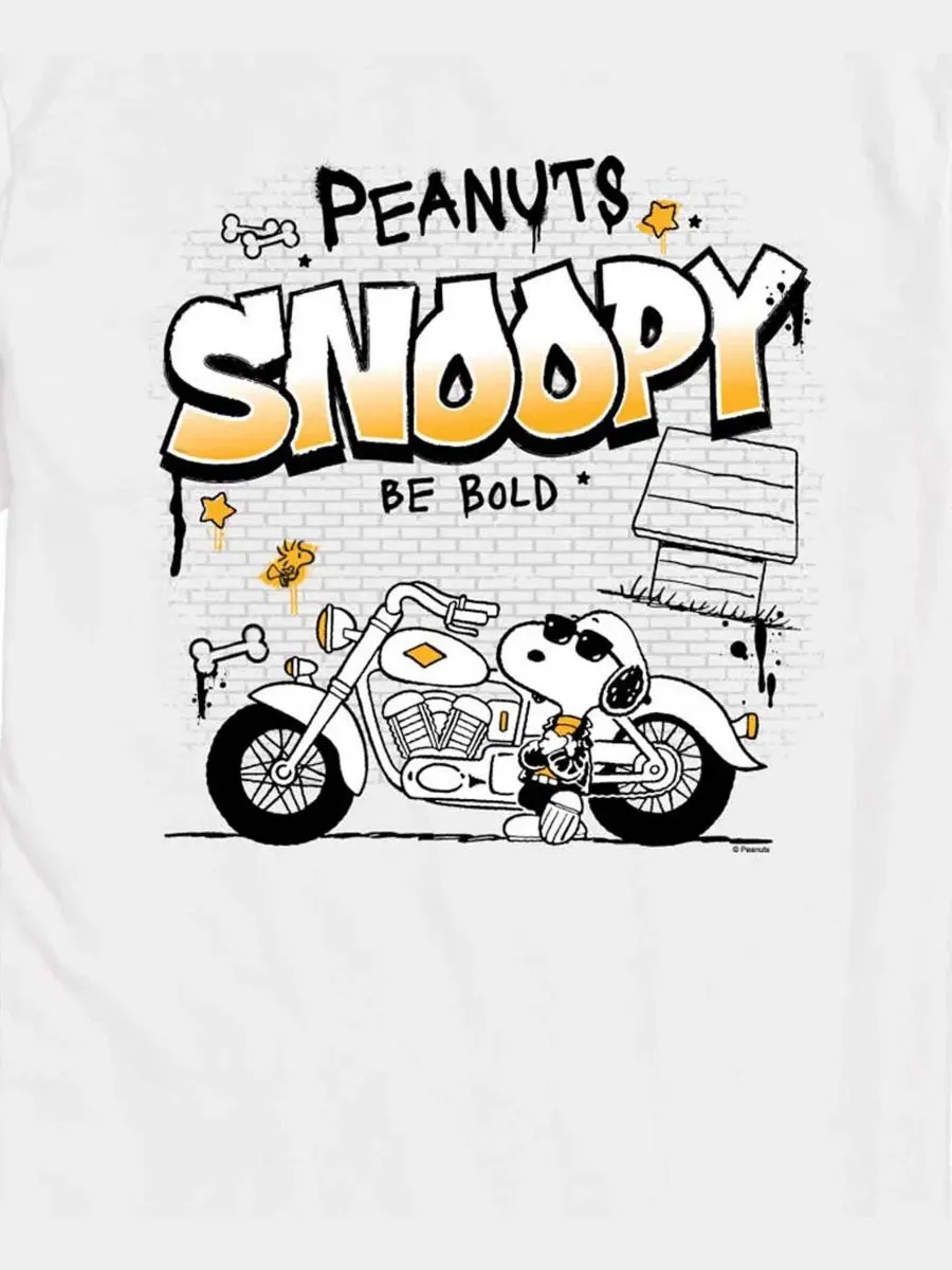 Футболка Snoopy Motorcycle Graphic AIRWAVES — изображение 3 из 3, белый