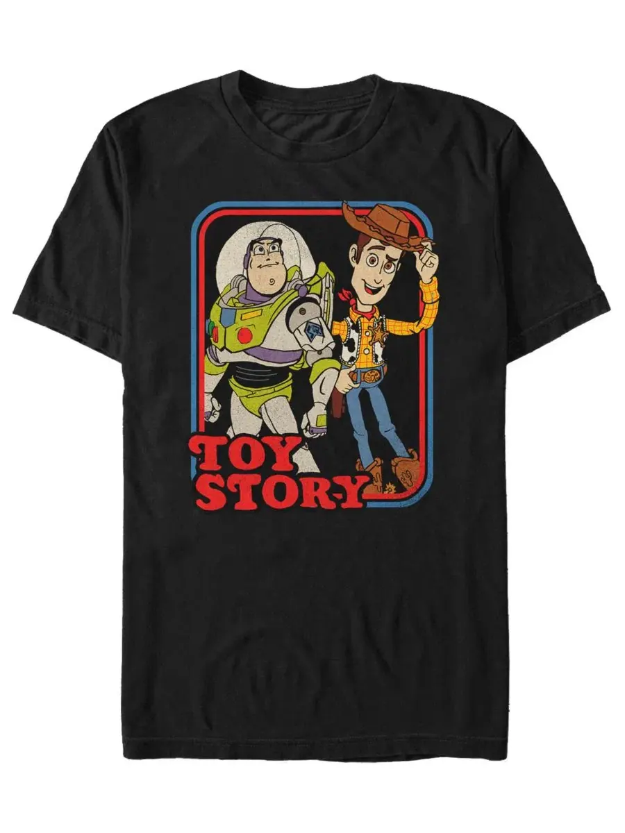 Футболка с принтом Toy Story Storybook Fifth Sun — изображение 1 из 3, черный