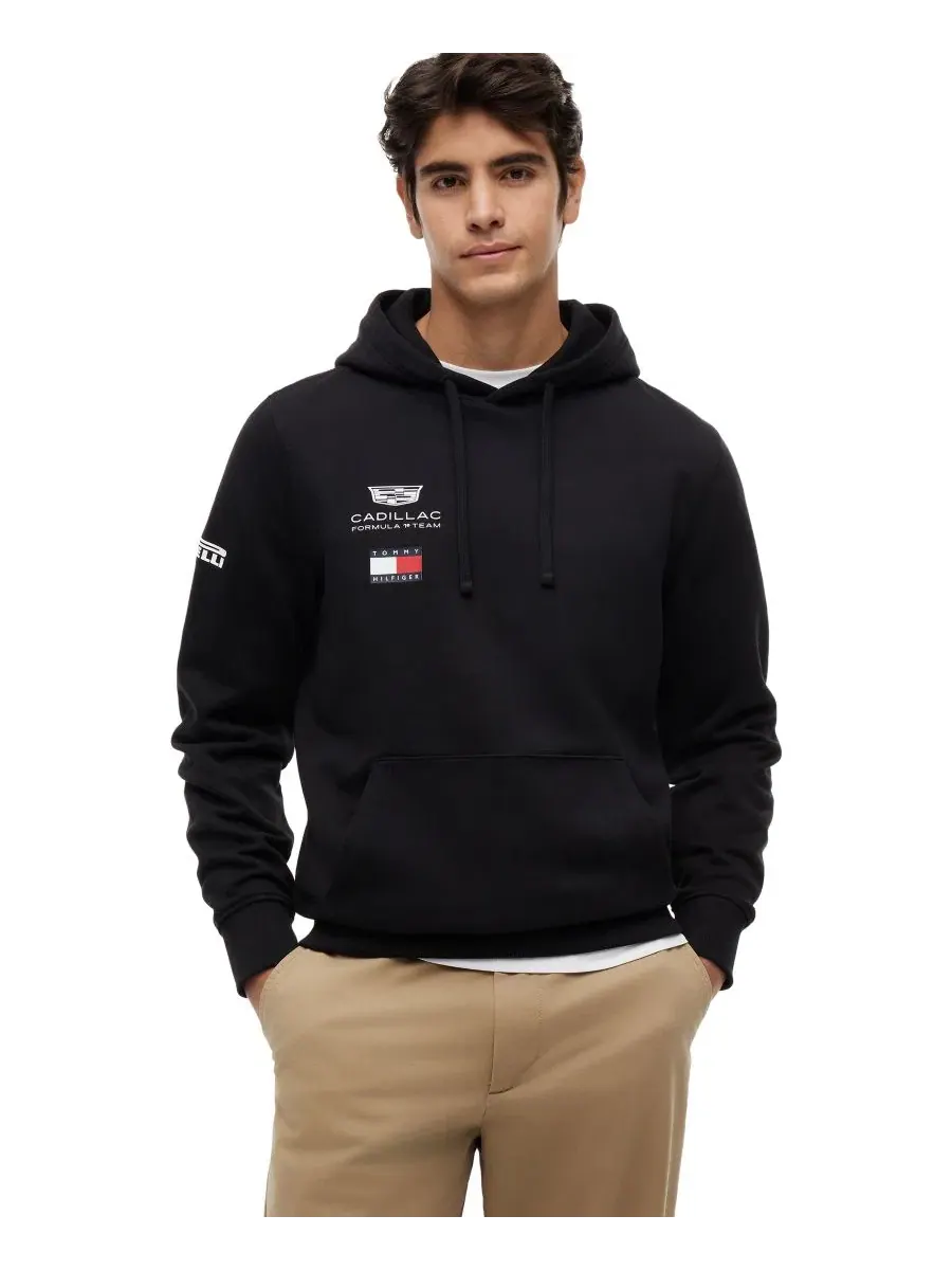 Худи Tommy Hilfiger x Cadillac F1 Men's Replica Graphic Hoodie — изображение 1 из 4, черный