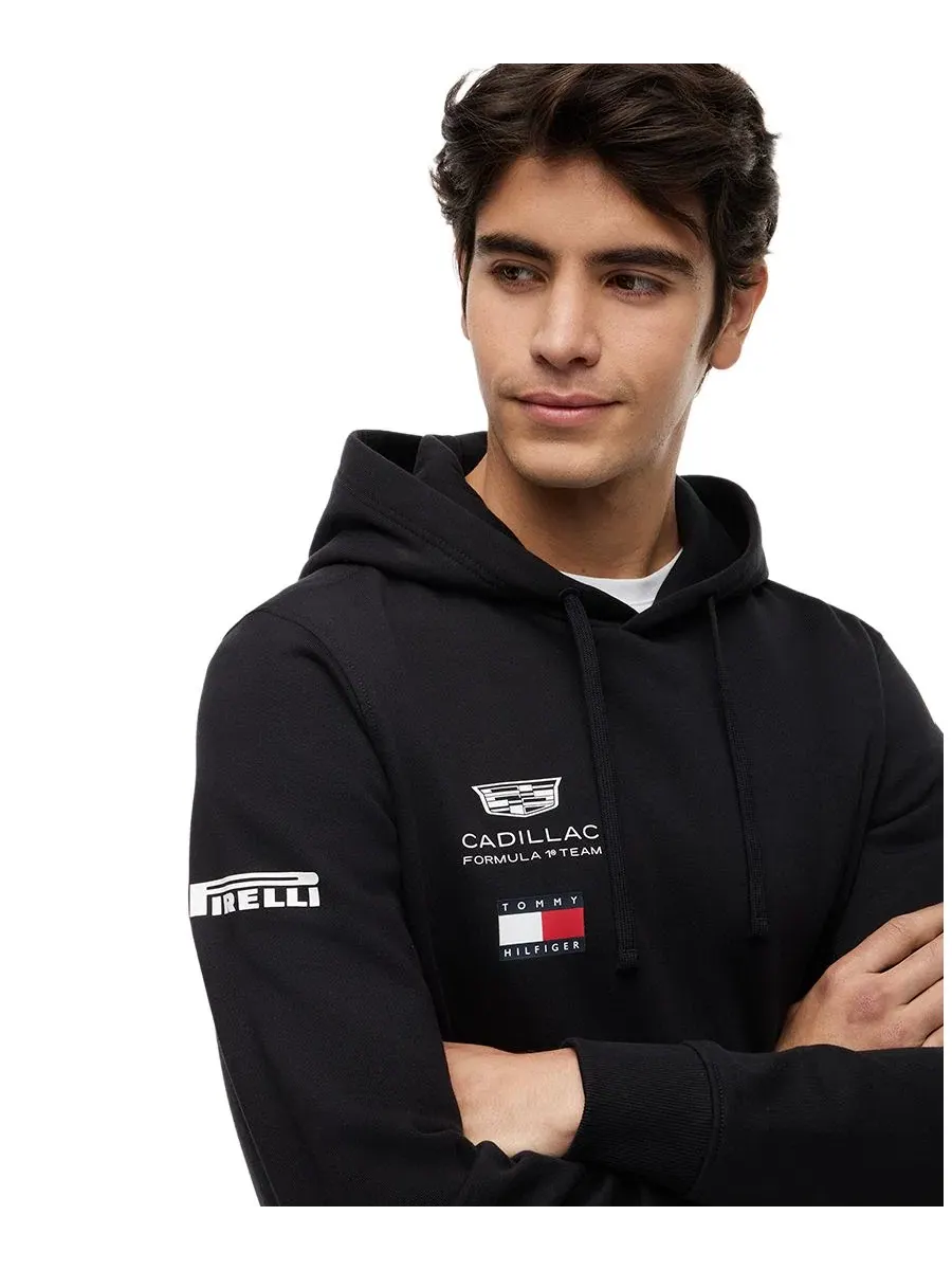 Худи Tommy Hilfiger x Cadillac F1 Men's Replica Graphic Hoodie — изображение 3 из 4, черный
