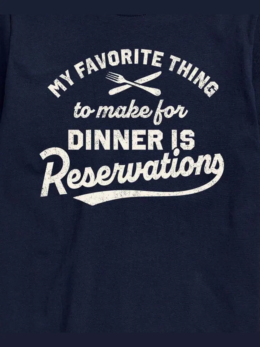 Футболка с коротким рукавом и принтом My Favorite Thing Reservations AIRWAVES — изображение 3 из 3, темно-синий
