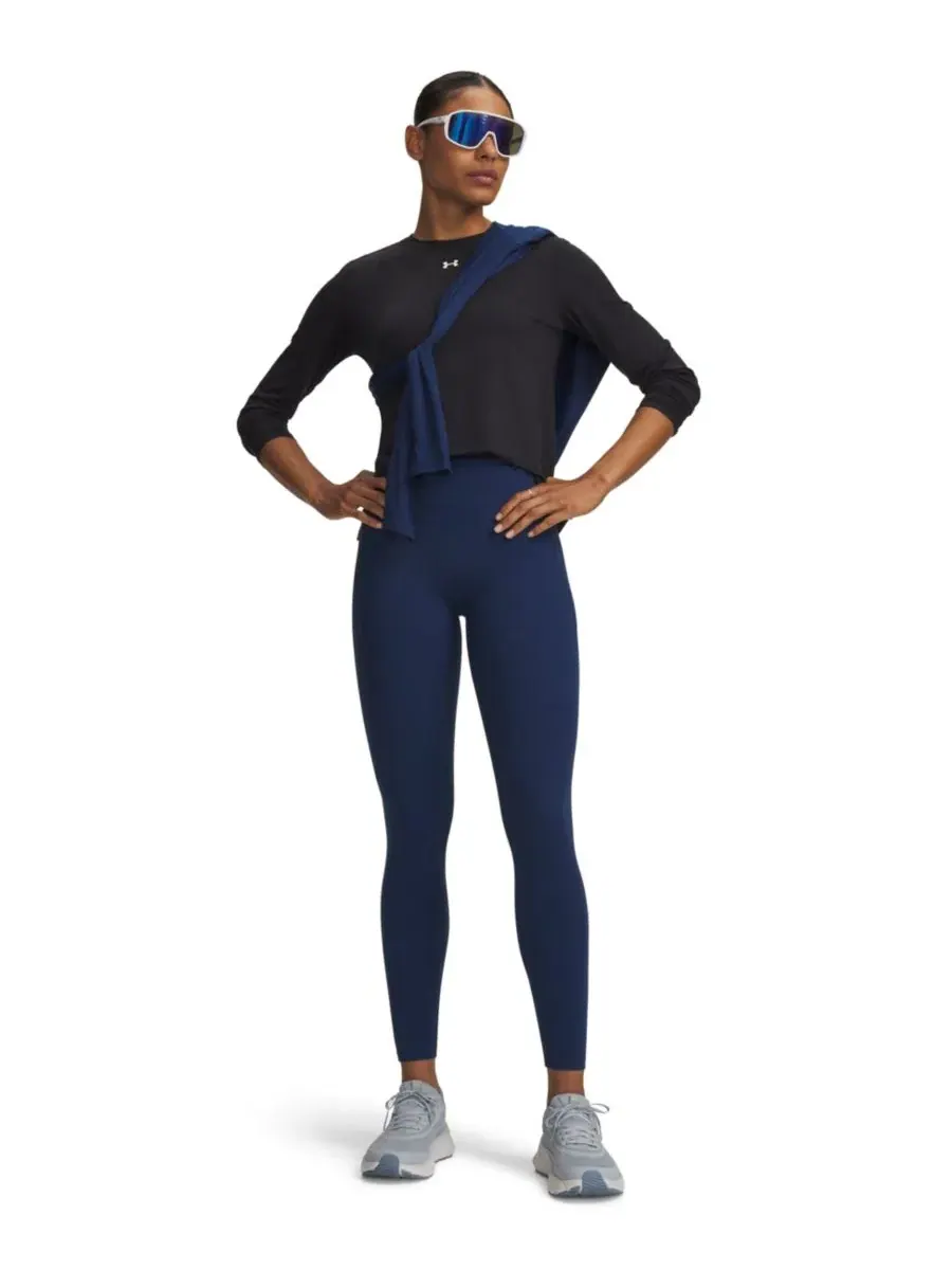 Леггинсы с длиной до щиколотки Motion Under Armour — изображение 2 из 3, темно-синий//белый