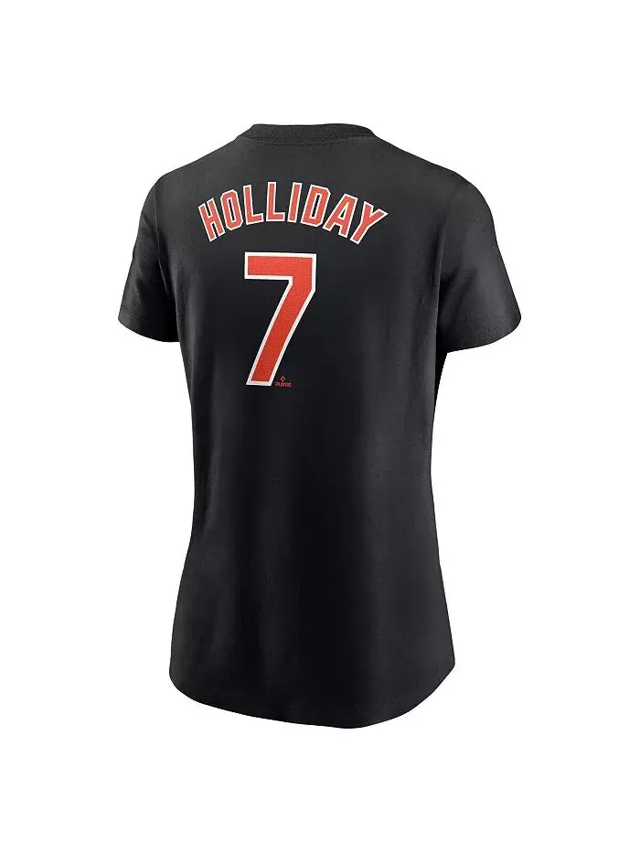 Женская футболка Jackson Holliday Black Baltimore Orioles Fuse с именем и номером Nike — изображение 3 из 3