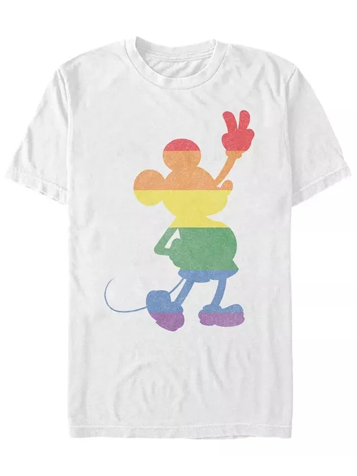 Мужская футболка с коротким рукавом Love Is Mickey Fifth Sun — изображение 1 из 1, белый