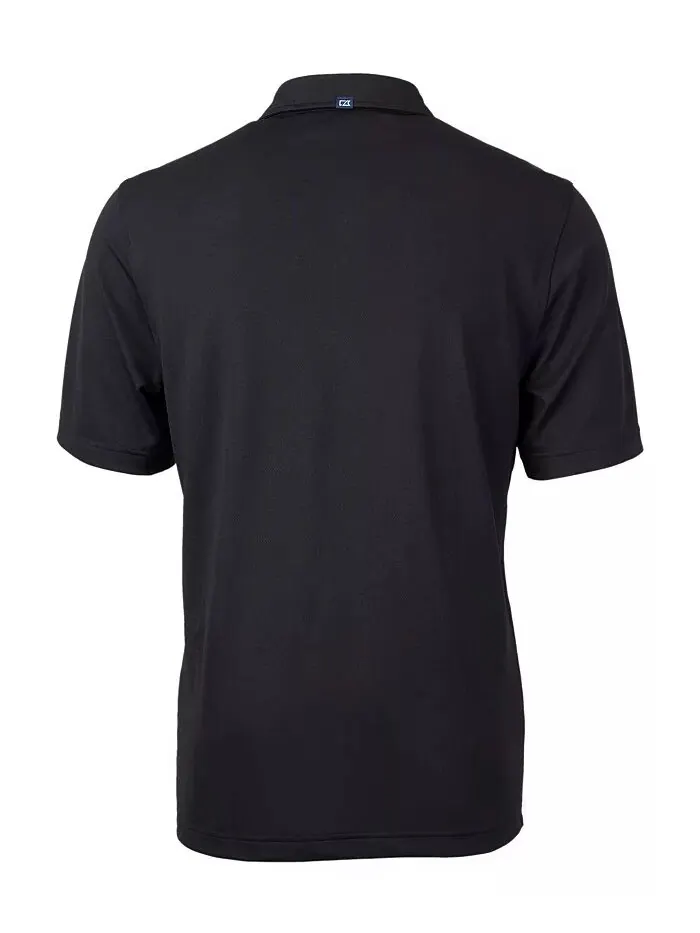 Мужская рубашка поло Virtue Eco Pique Recycled Big and Tall Cutter & Buck — изображение 2 из 2, черный