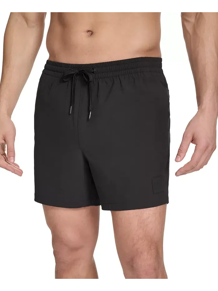 Мужские эластичные плавки Modern Euro 5" Calvin Klein — изображение 3 из 5, черный