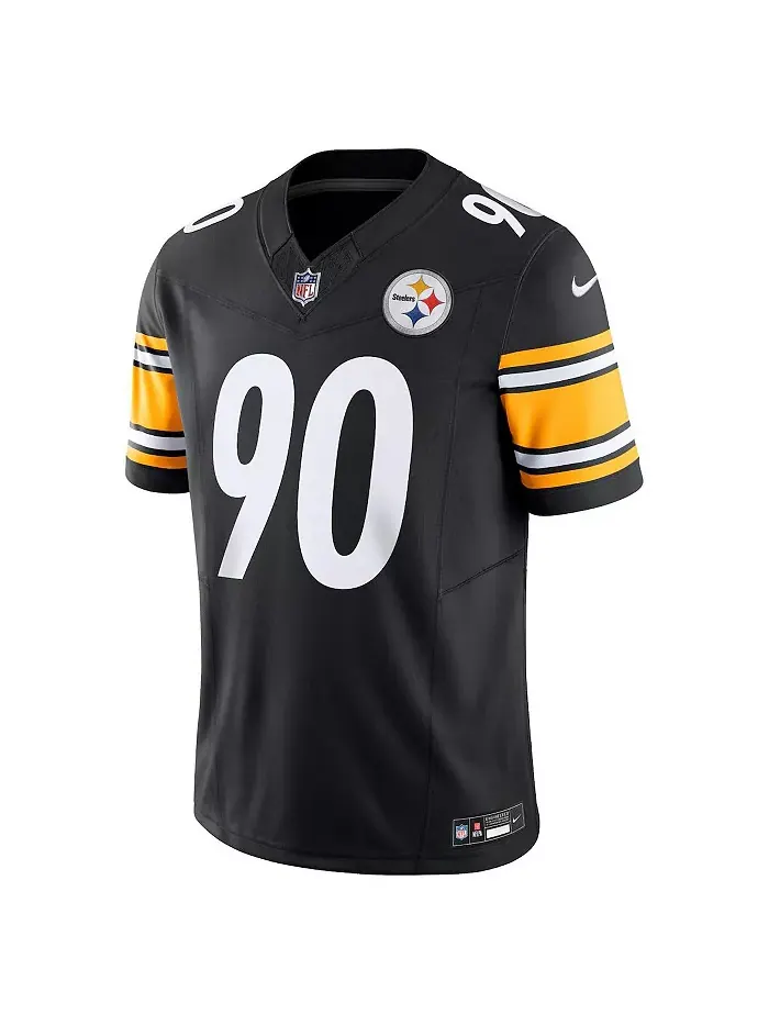 Мужская джерси Pittsburgh Steelers Vapor F.U.S.E. Limited Alternate 2 T.J. Watt Nike — изображение 3 из 5, черный белый
