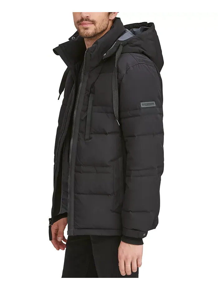 Мужская пуховая куртка Huxley Crinkle с отстегивающимся капюшоном Marc New York