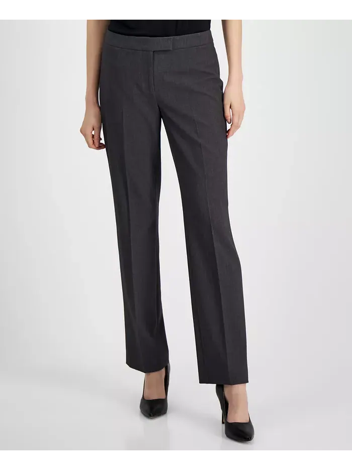 Брюки Modern Dress с би-стретч Anne Klein — изображение 3 из 4, серебристый