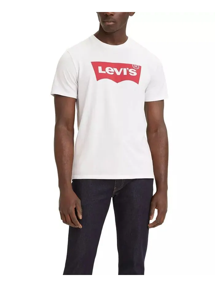 Мужская футболка с коротким рукавом и графическим логотипом Batwing Levi's — изображение 1 из 4, белый