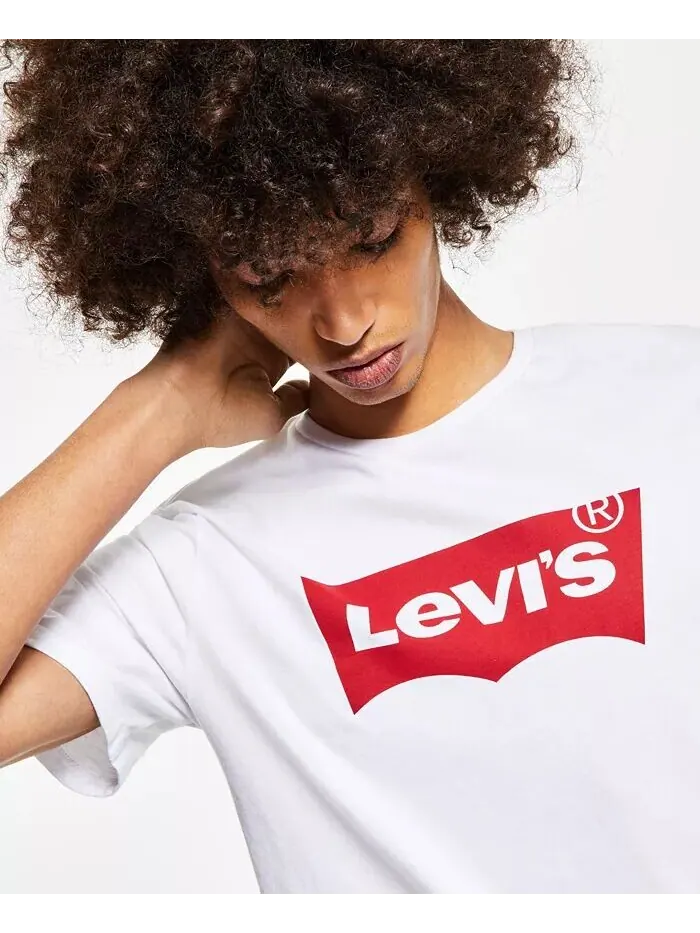 Мужская футболка с коротким рукавом и графическим логотипом Batwing Levi's — изображение 3 из 4, белый