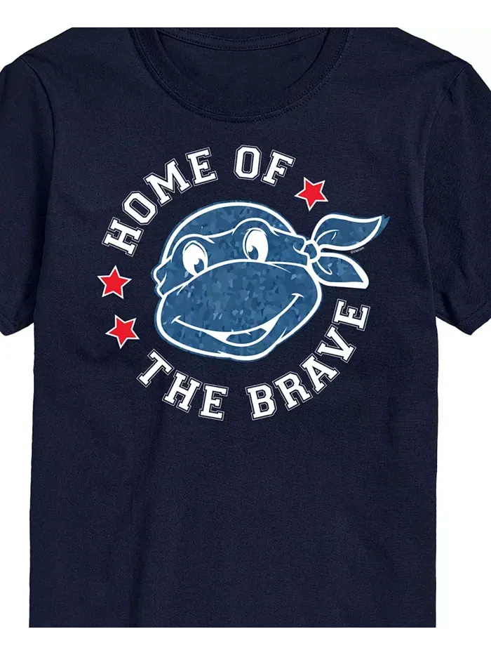 Мужская футболка с коротким рукавом Teenage Mutant Ninja Turtles Americana Home of the Brave — изображение 2 из 3, синий