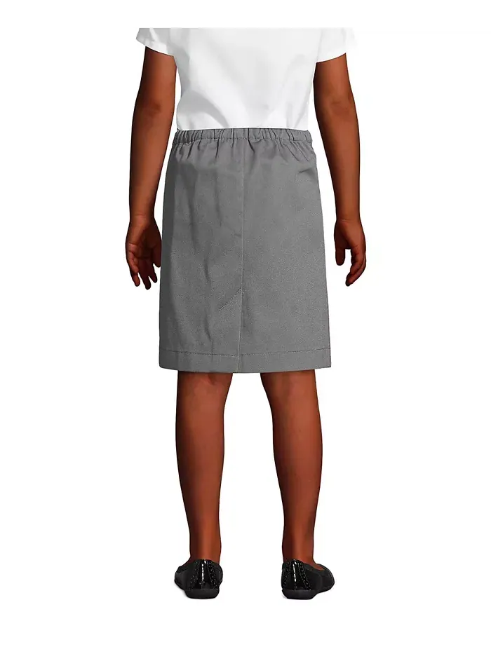 Юбка-шорты Chino Top of the Knee для девочек больших размеров Lands' End — 2