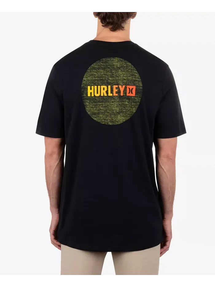 Мужская футболка с круглым градиентом с коротким рукавом Circle Gradient Hurley