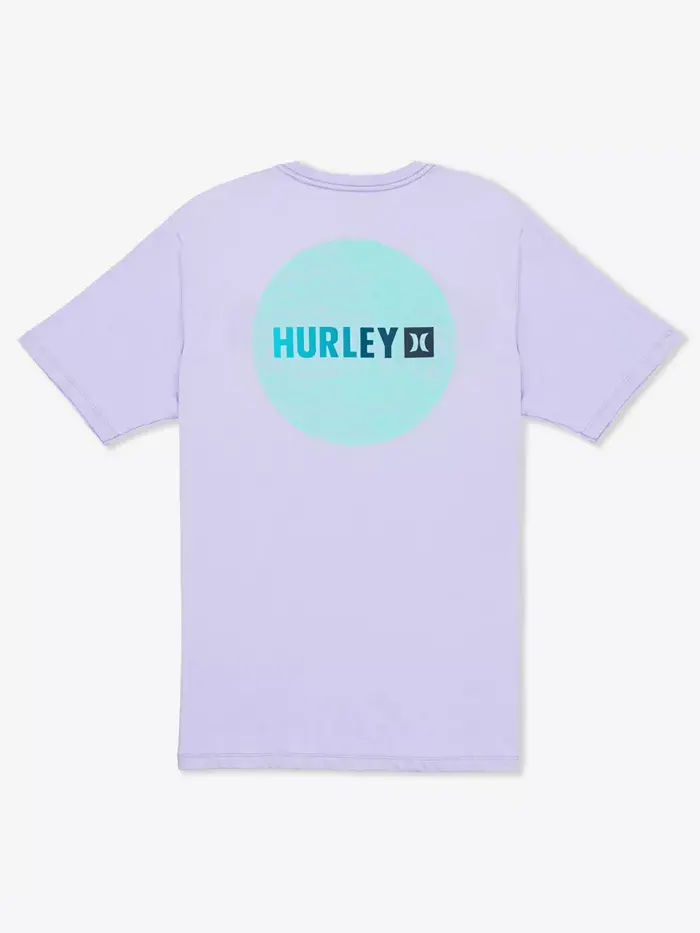 Мужская футболка с круглым градиентом с коротким рукавом Circle Gradient Hurley — изображение 6 из 7, черный