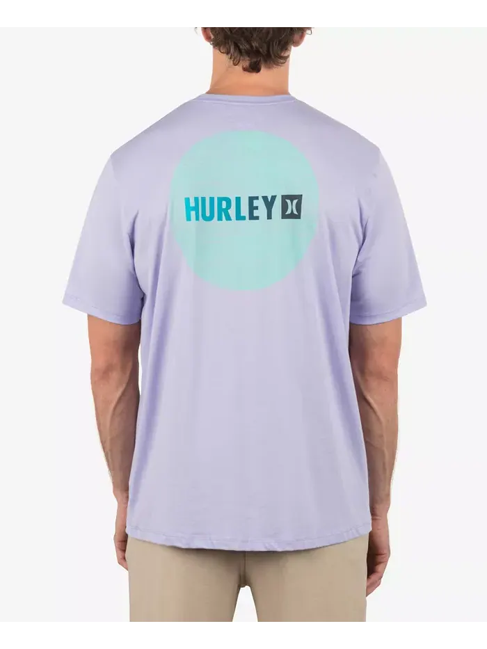 Мужская футболка с круглым градиентом с коротким рукавом Circle Gradient Hurley
