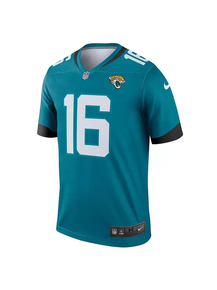 Мужская футболка Jacksonville Jaguars в стиле ретро Prowler, модель Trevor Lawrence, цвет морской — изображение 2 из 5