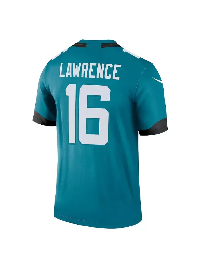 Мужская футболка Jacksonville Jaguars в стиле ретро Prowler, модель Trevor Lawrence, цвет морской — изображение 3 из 5