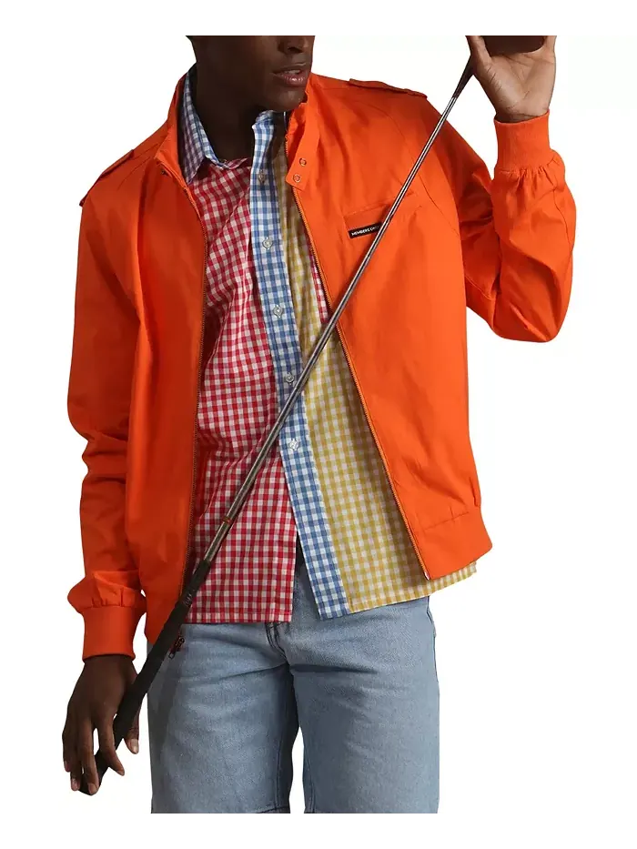 Мужская классическая культовая куртка Racer (Slim Fit Members Only — оранжевый