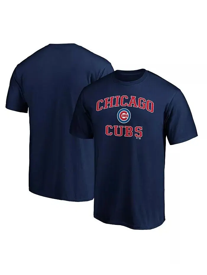 Мужская темно-синяя футболка Chicago Cubs Team Heart & Soul Fanatics — изображение 1 из 3, темно-синий