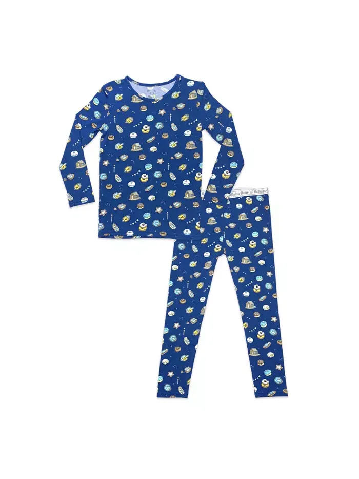 Детский унисекс комплект пижамы из 2 предметов Cloud Grey Bellabu Bear — изображение 1 из 3