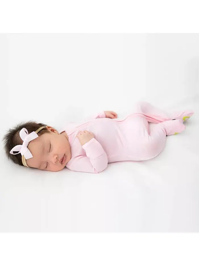 Детский унисекс комплект пижамы из 2 предметов Cloud Grey Bellabu Bear — изображение 2 из 3, розовый