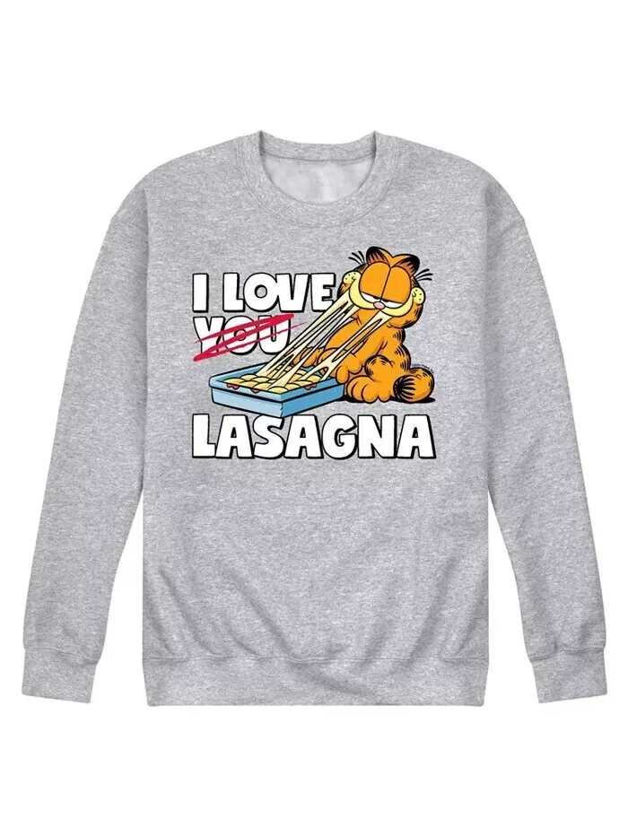 Мужская флисовая толстовка Garfield Love Lasagna AIRWAVES — изображение 1 из 2, серый