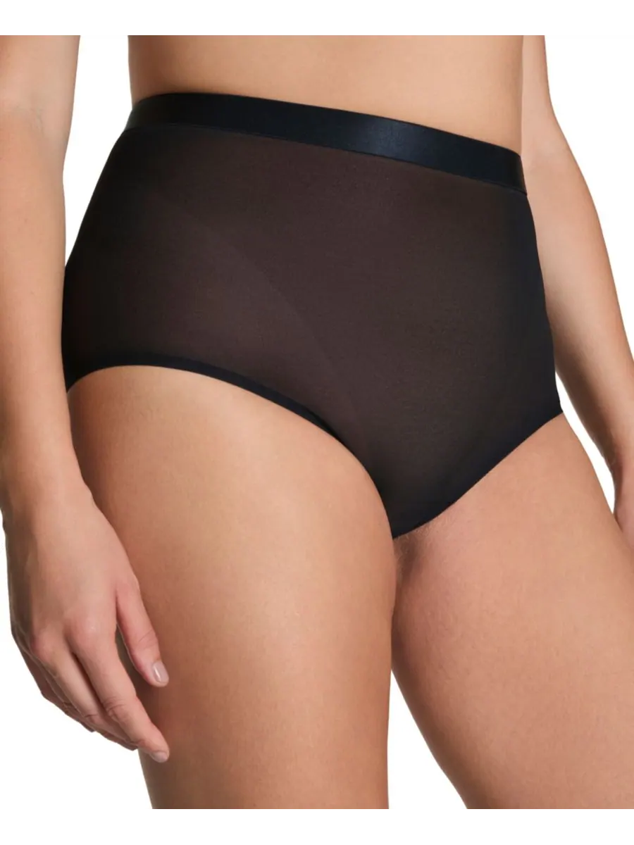 Женские полупрозрачные корректирующие трусики-хипстеры 10577R SPANX — изображение 1 из 3, черный