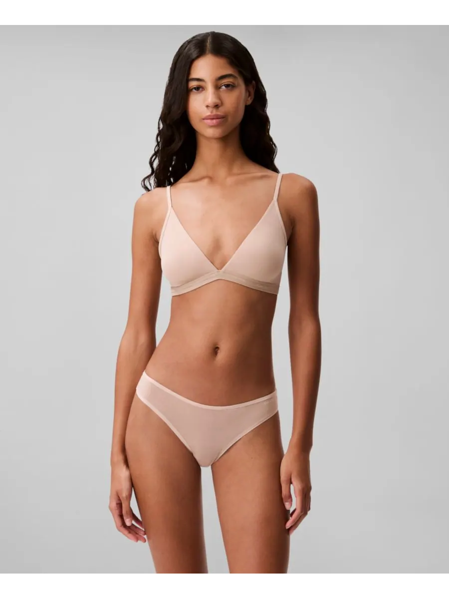Женские трусики-стринги из хлопка Ideal QD5124 Calvin Klein — изображение 3 из 5, кедр