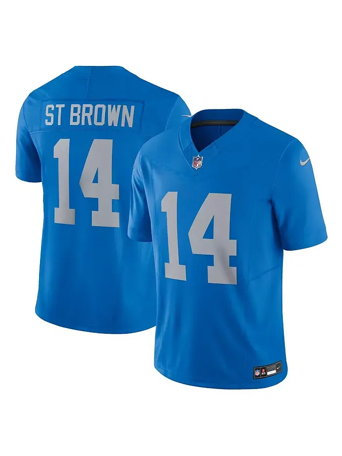 Мужская футболка Amon-Ra St. Detroit Lions 2nd Alternate Vapor F.U.S.E. Limited Nike — изображение 1 из 5, королевский