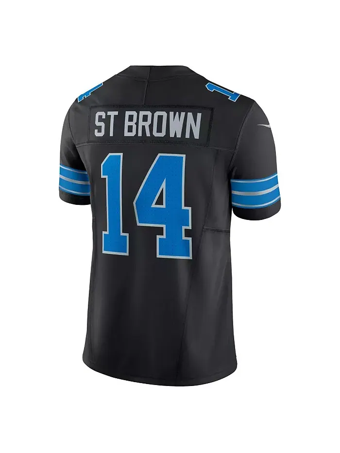 Мужская футболка Amon-Ra St. Detroit Lions 2nd Alternate Vapor F.U.S.E. Limited Nike — изображение 5 из 5, королевский