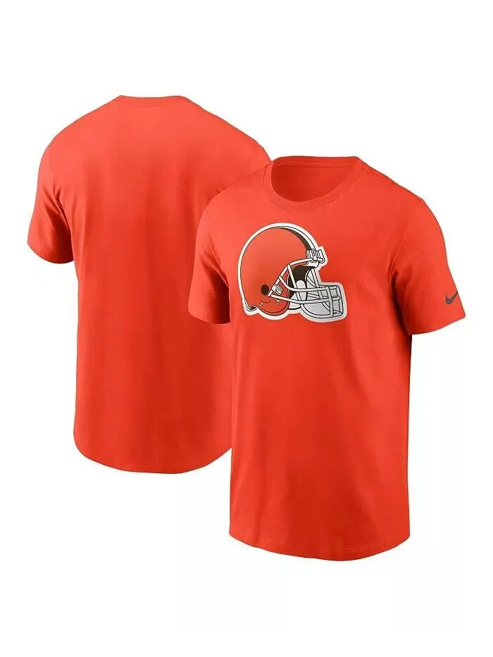 Мужская оранжевая футболка с логотипом Cleveland Browns Essential Nike — изображение 1 из 3, оранжевый
