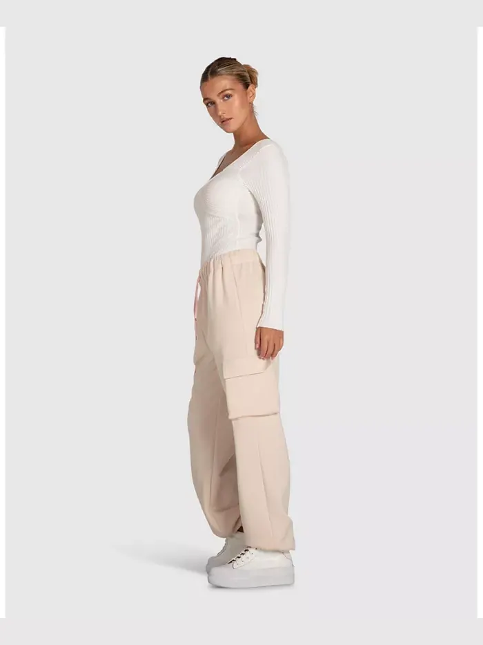 Спортивные брюки Perfect Match Cargo Belle & Bloom — изображение 5 из 6, пудровый розовый