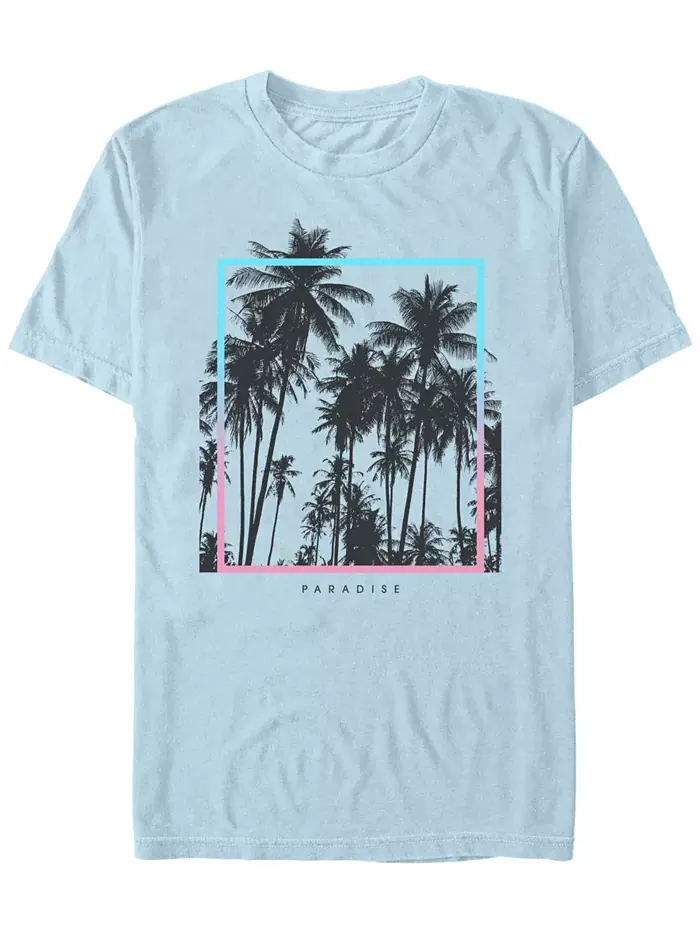 Мужская футболка Paradise Palms с короткими рукавами Fifth Sun — изображение 1 из 3, синий