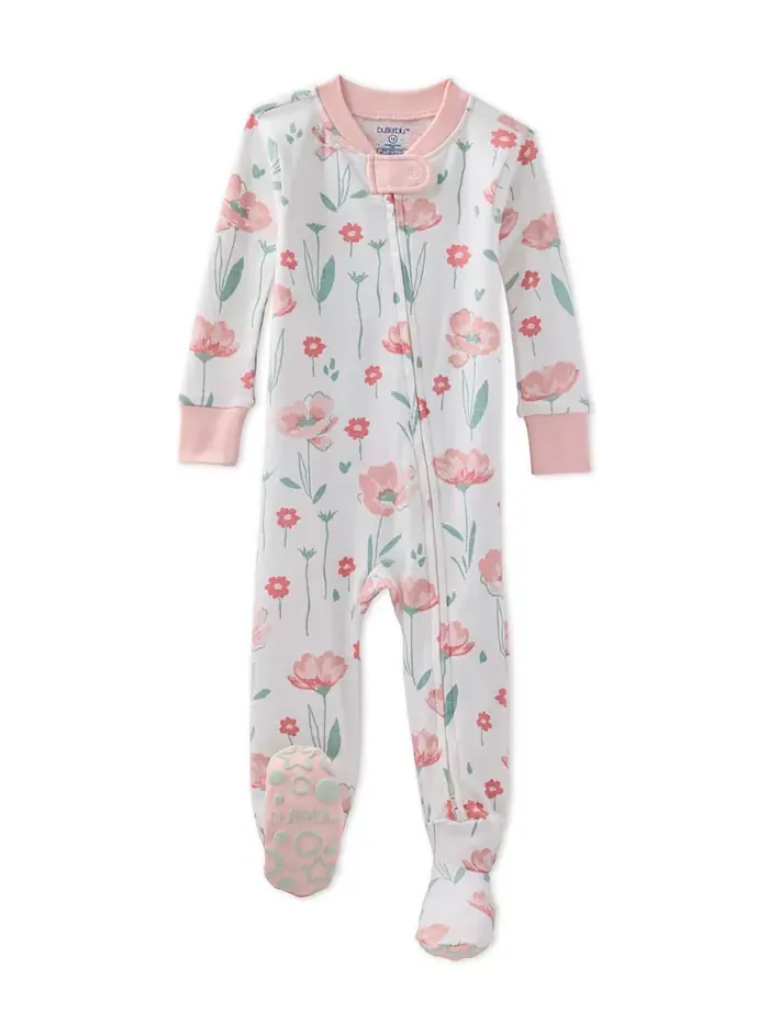 Детские пижамы Cruz Cotton Snug-Fit с закрытыми ножками для мальчиков и девочек Butterblu — бежевый