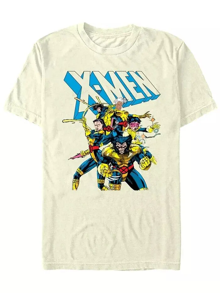 Футболка мужская X-Men Grouped Up с коротким рукавом Fifth Sun — изображение 1 из 3, прозрачный