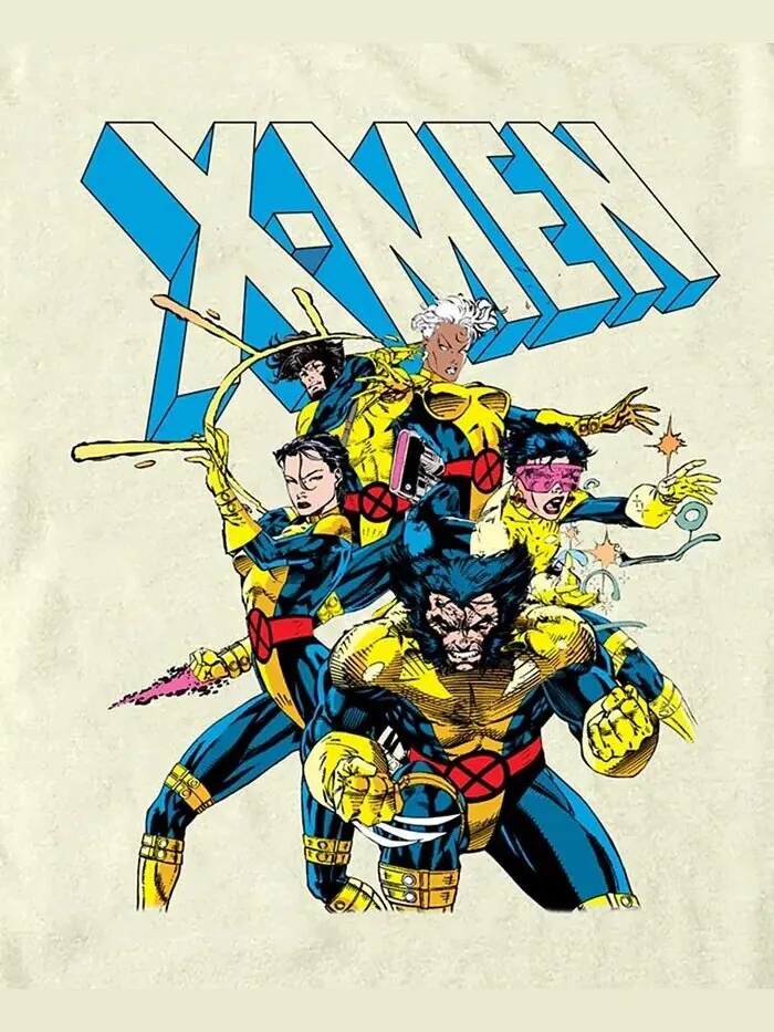 Футболка мужская X-Men Grouped Up с коротким рукавом Fifth Sun — изображение 3 из 3, прозрачный