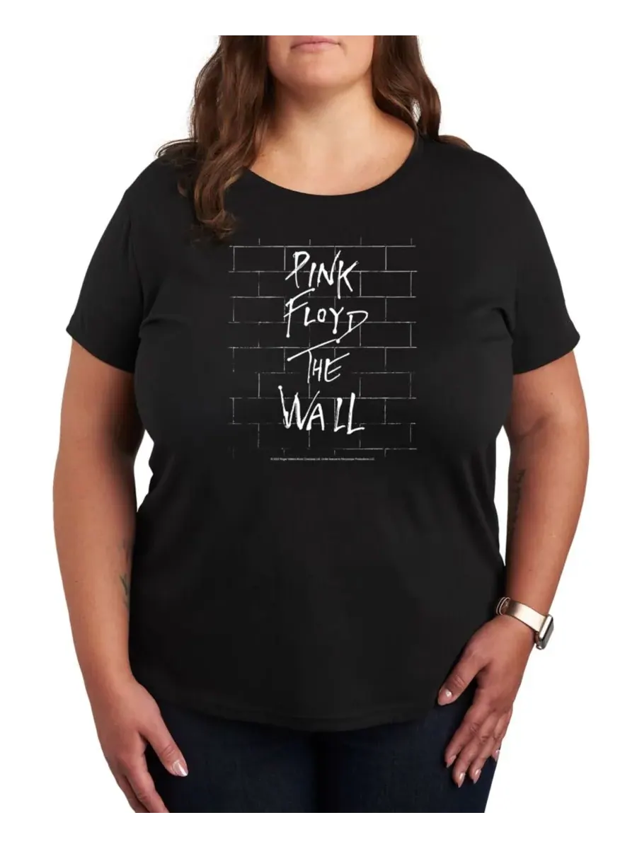 Hybrid Apparel Модная хлопковая футболка больших размеров с графическим принтом Pink Floyd The Wall — изображение 1 из 3