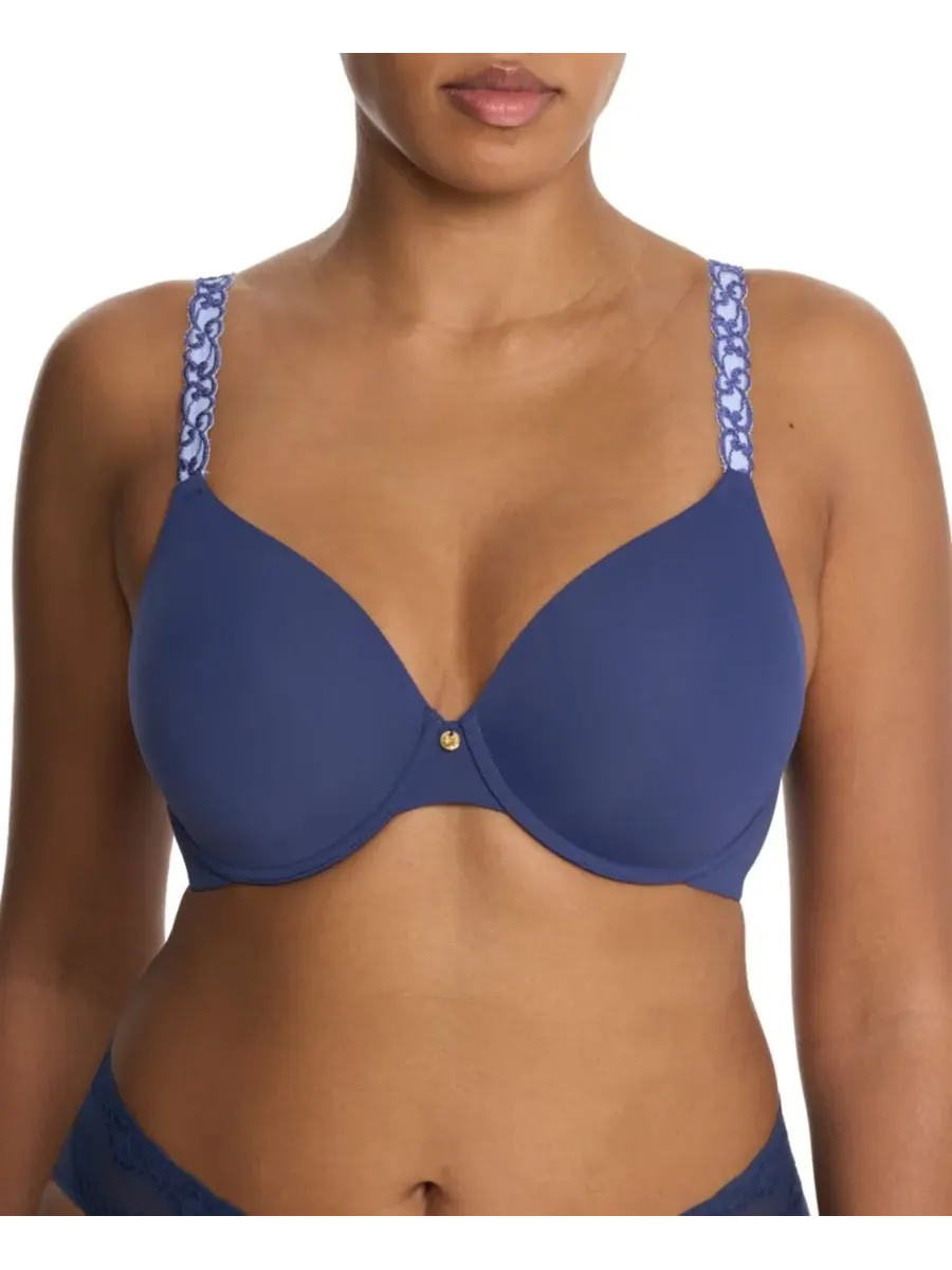 Женский бюстгальтер Pure Luxe Custom Coverage Contour Underwire Bra 732080 Natori — изображение 1 из 5, синий