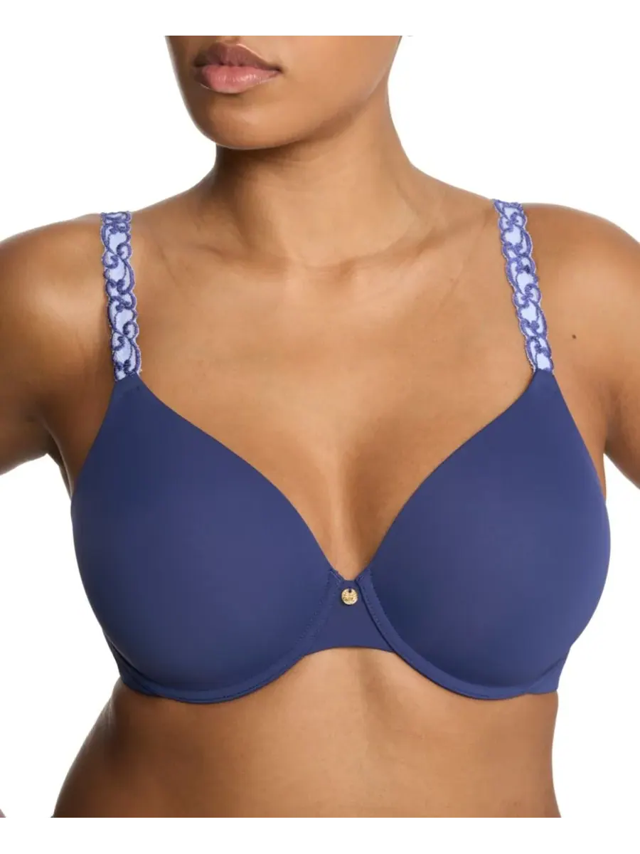 Женский бюстгальтер Pure Luxe Custom Coverage Contour Underwire Bra 732080 Natori — изображение 2 из 5, синий