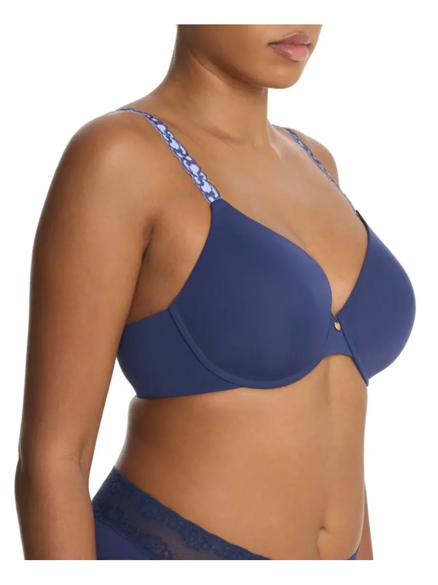 Женский бюстгальтер Pure Luxe Custom Coverage Contour Underwire Bra 732080 Natori — изображение 3 из 5, синий