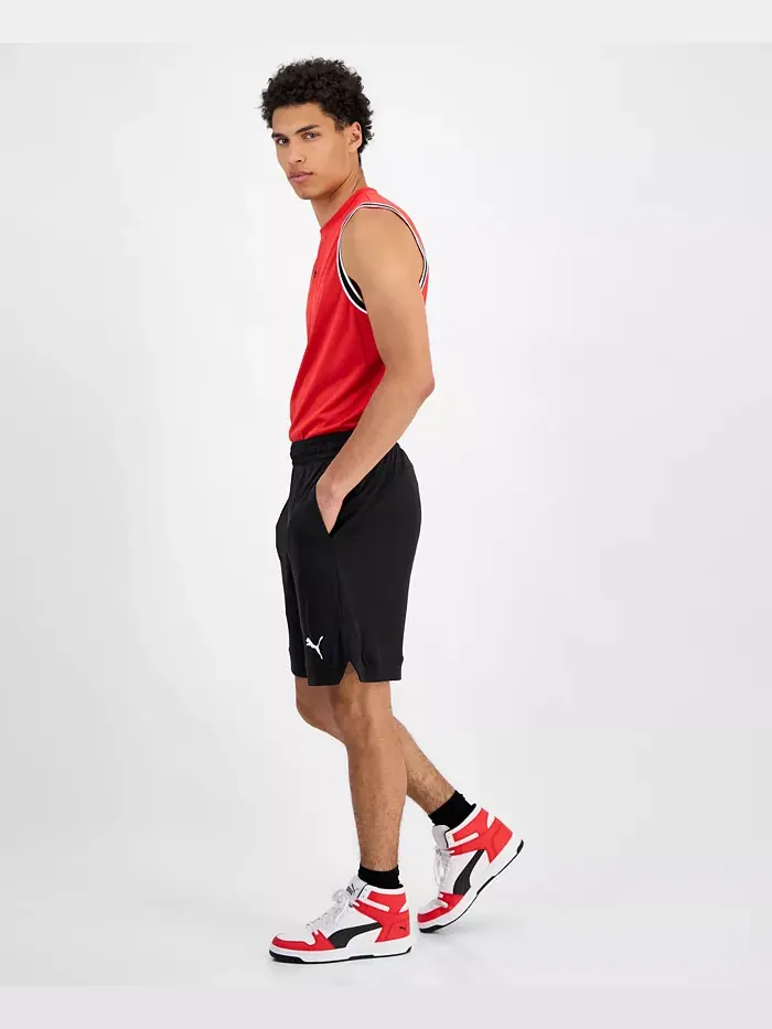 Мужские шорты RTG Regular-Fit 10" на шнурке Puma — изображение 2 из 4, черный