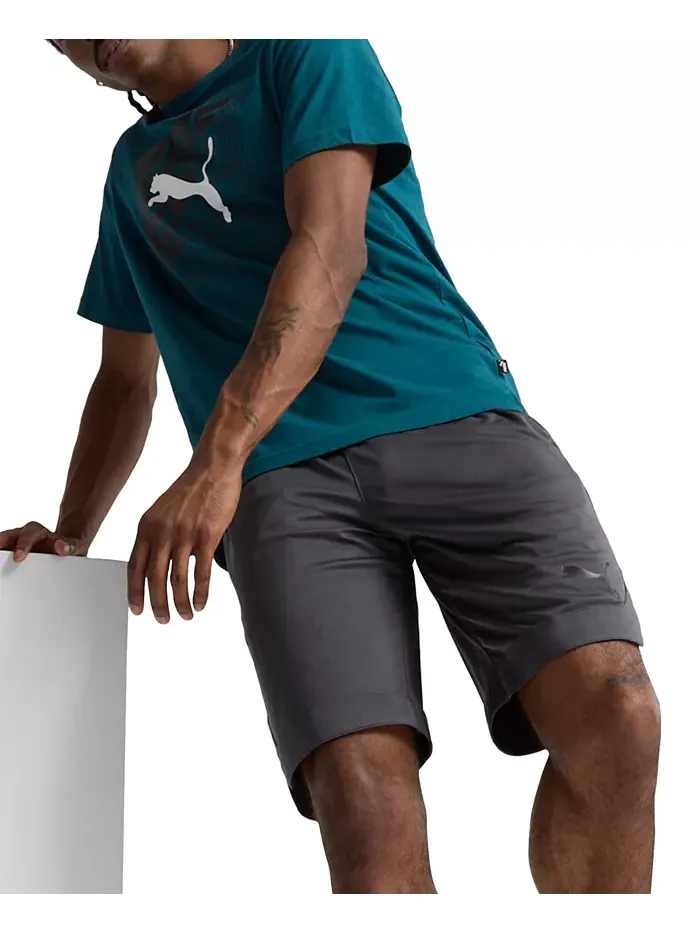 Мужские шорты RTG Regular-Fit 10" на шнурке Puma — изображение 3 из 3, серый