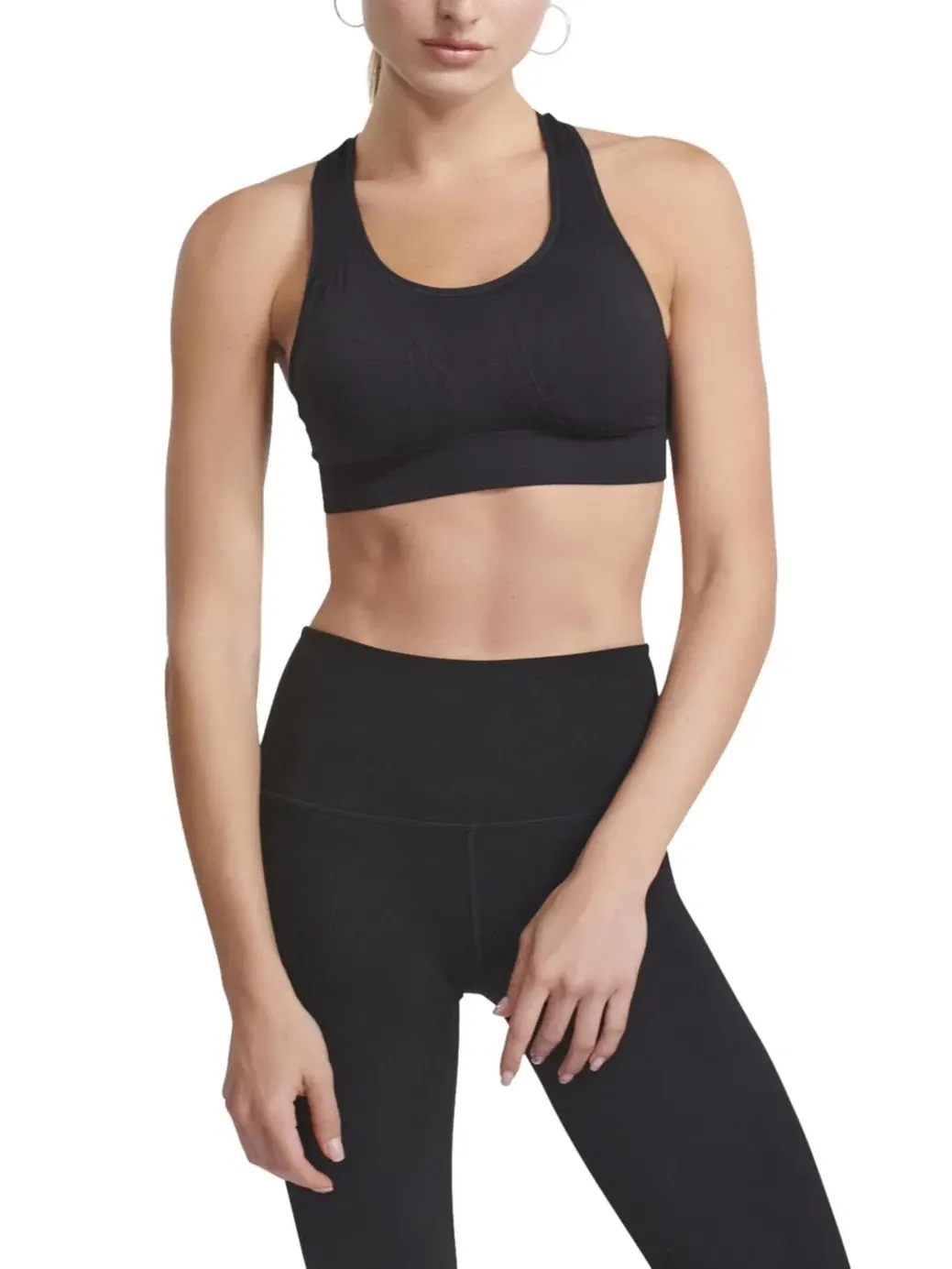 Женский спортивный бюстгальтер The Nowsunday Racerback Underoutfit — изображение 2 из 5, черный