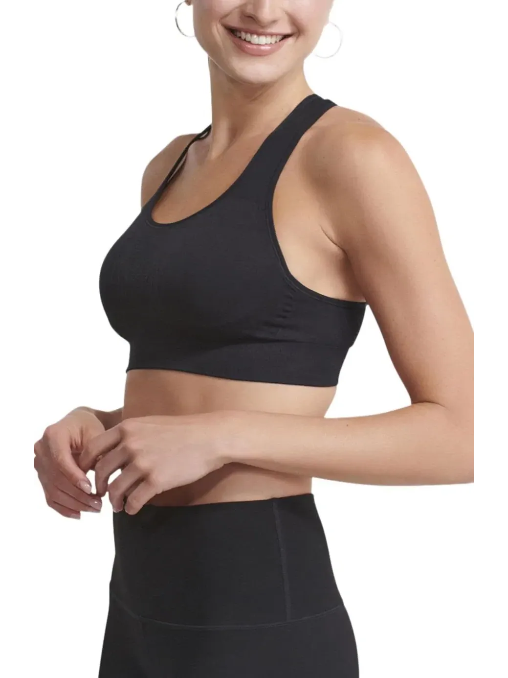 Женский спортивный бюстгальтер The Nowsunday Racerback Underoutfit — изображение 3 из 5, черный