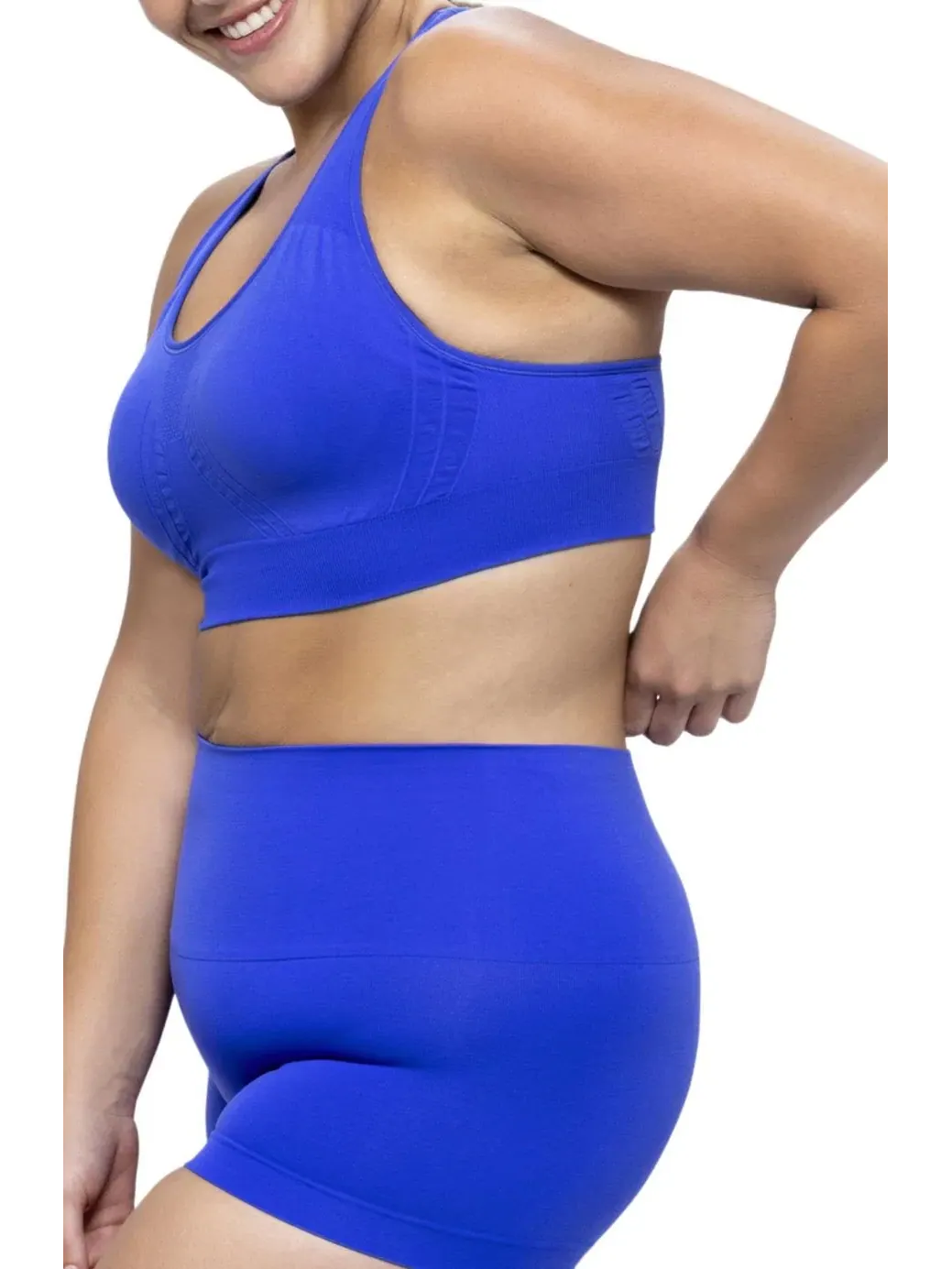 Женский спортивный бюстгальтер The Nowsunday Racerback Underoutfit — изображение 2 из 4, синий