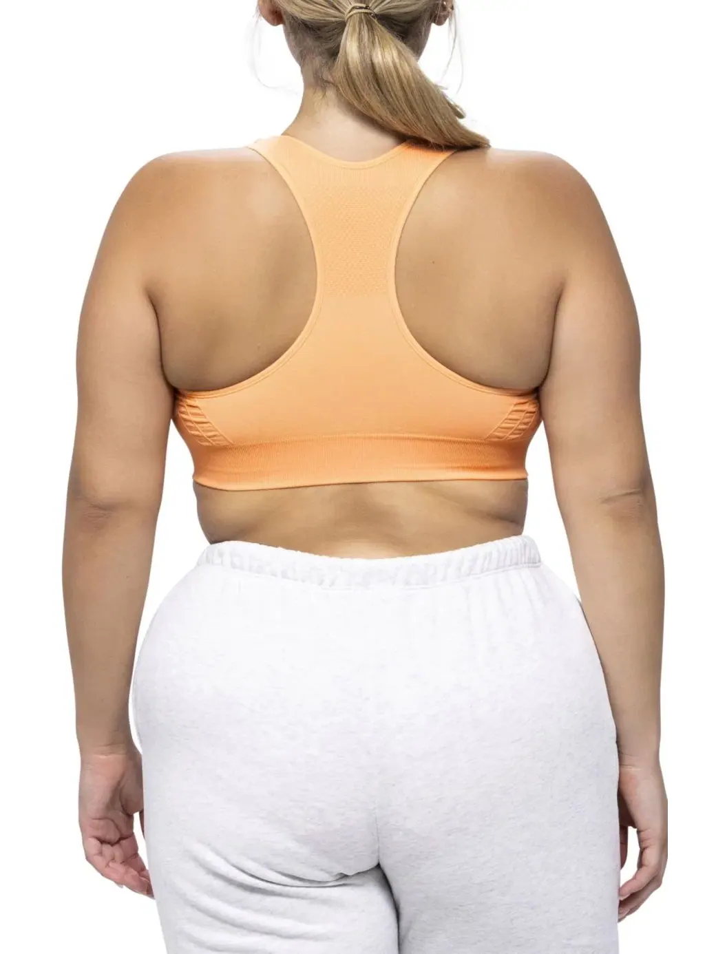 Женский спортивный бюстгальтер The Nowsunday Racerback Underoutfit — изображение 3 из 4, оранжевый