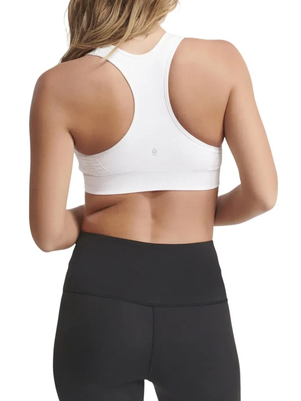 Женский спортивный бюстгальтер The Nowsunday Racerback Underoutfit — изображение 3 из 4, белый