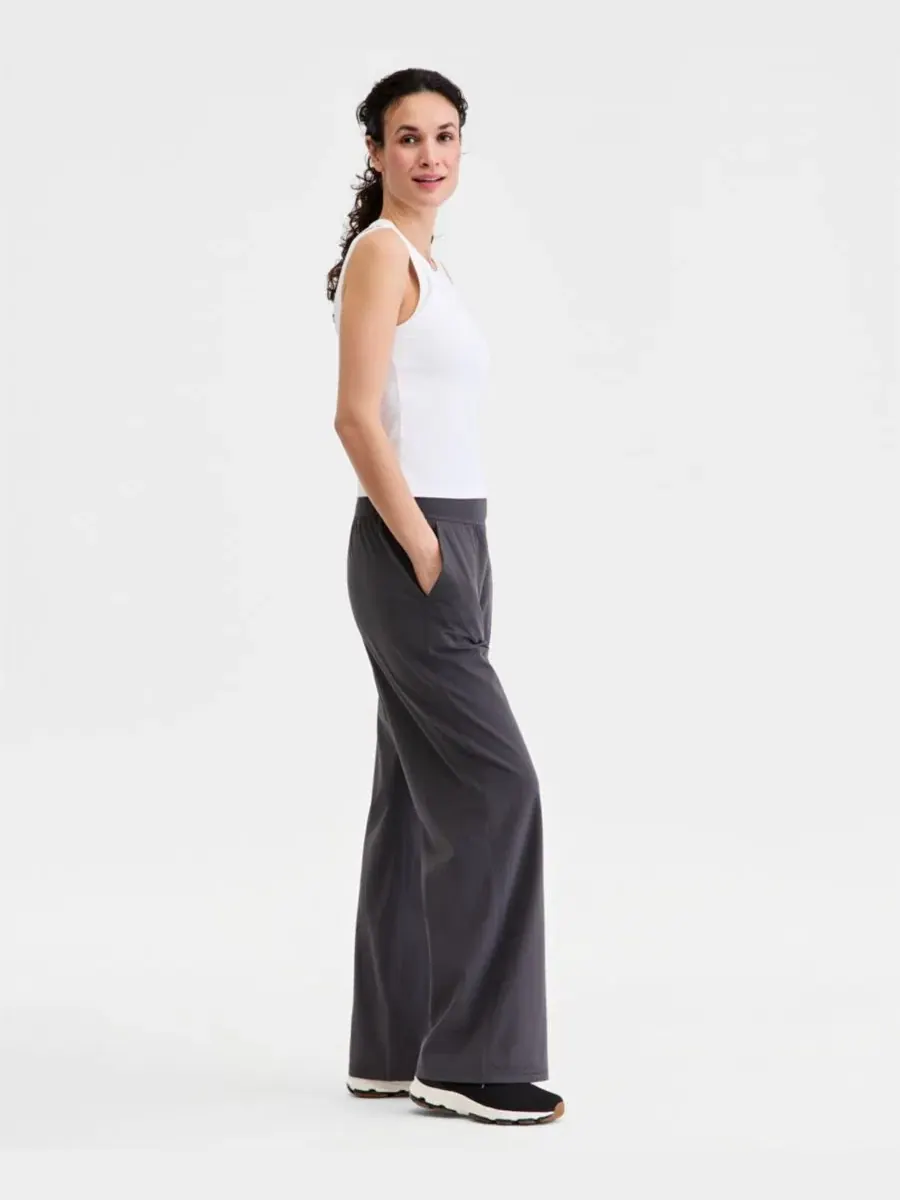 Женские брюки Studio Wide Leg Pants Id Ideology — изображение 2 из 4, глубокий темно-серый